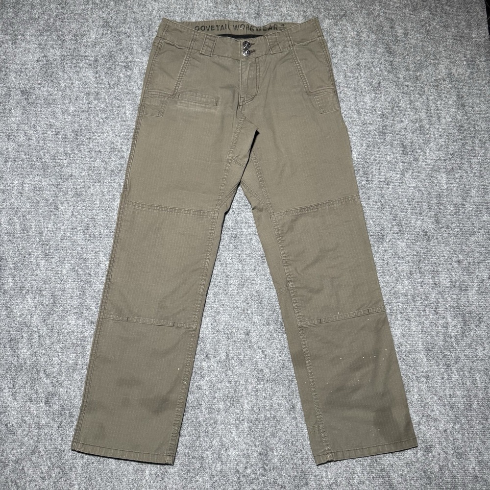 Dovetail Workwear Day Construct Pants Olive Green Ripstop Women's Size 4x30